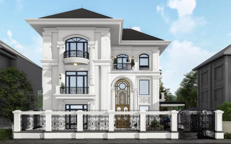 nhà tân cổ điển