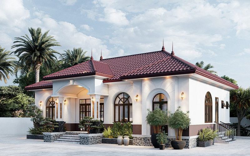 nhà đẹp 1 tầng