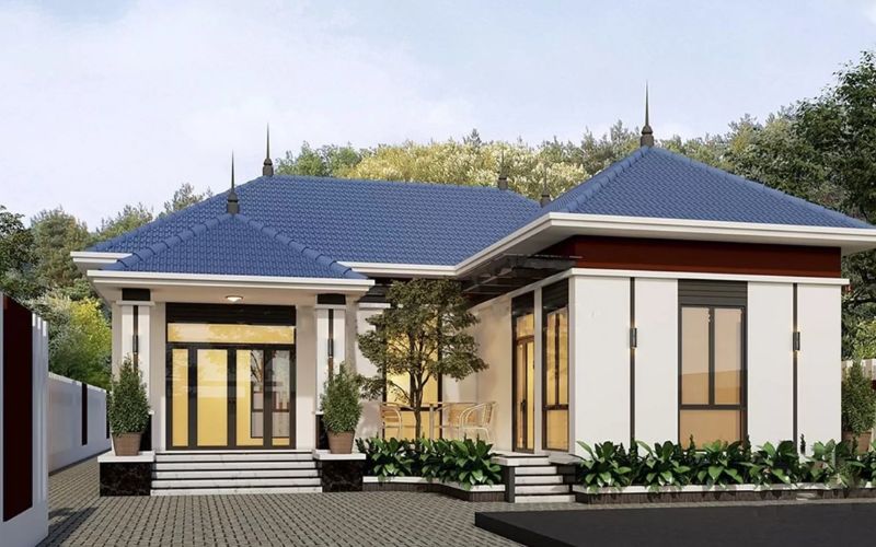 nhà đẹp 1 tầng
