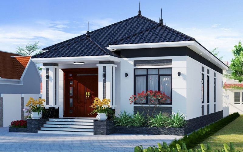 nhà đẹp 1 tầng