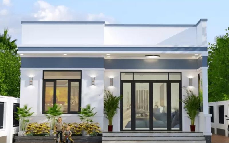 nhà đẹp 1 tầng