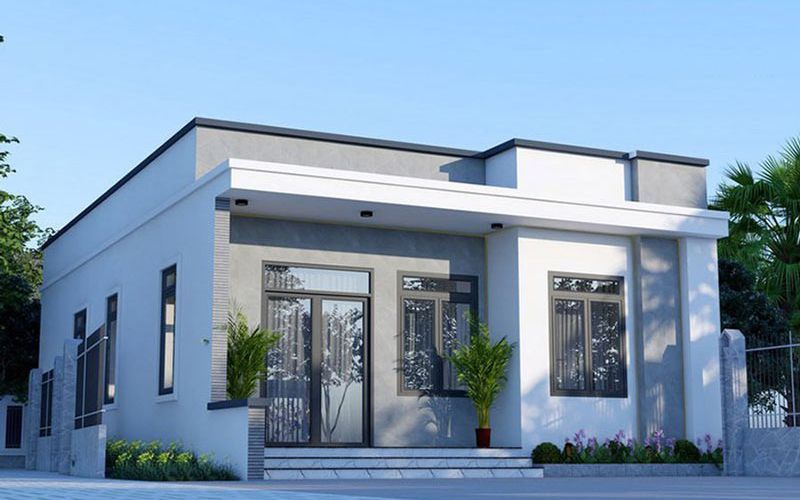 nhà đẹp 1 tầng