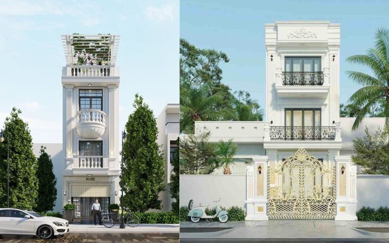 nhà tân cổ điển